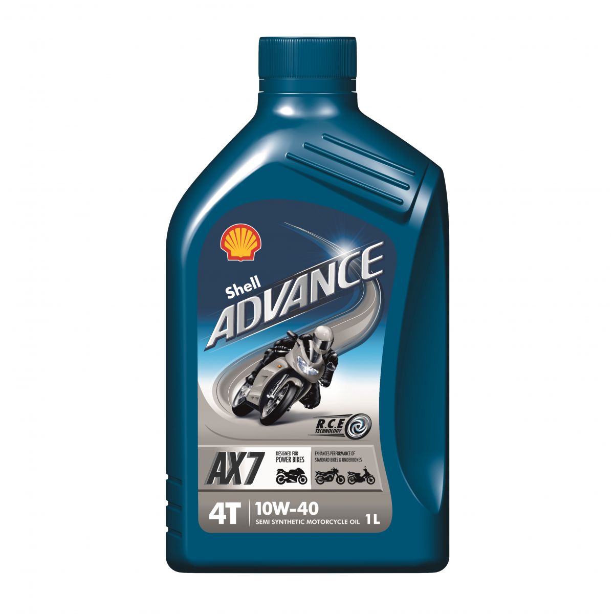 Shell Advance 4T AX7 10W-40 - Semi Synthetic Motorcycle Oil | Smith And ...