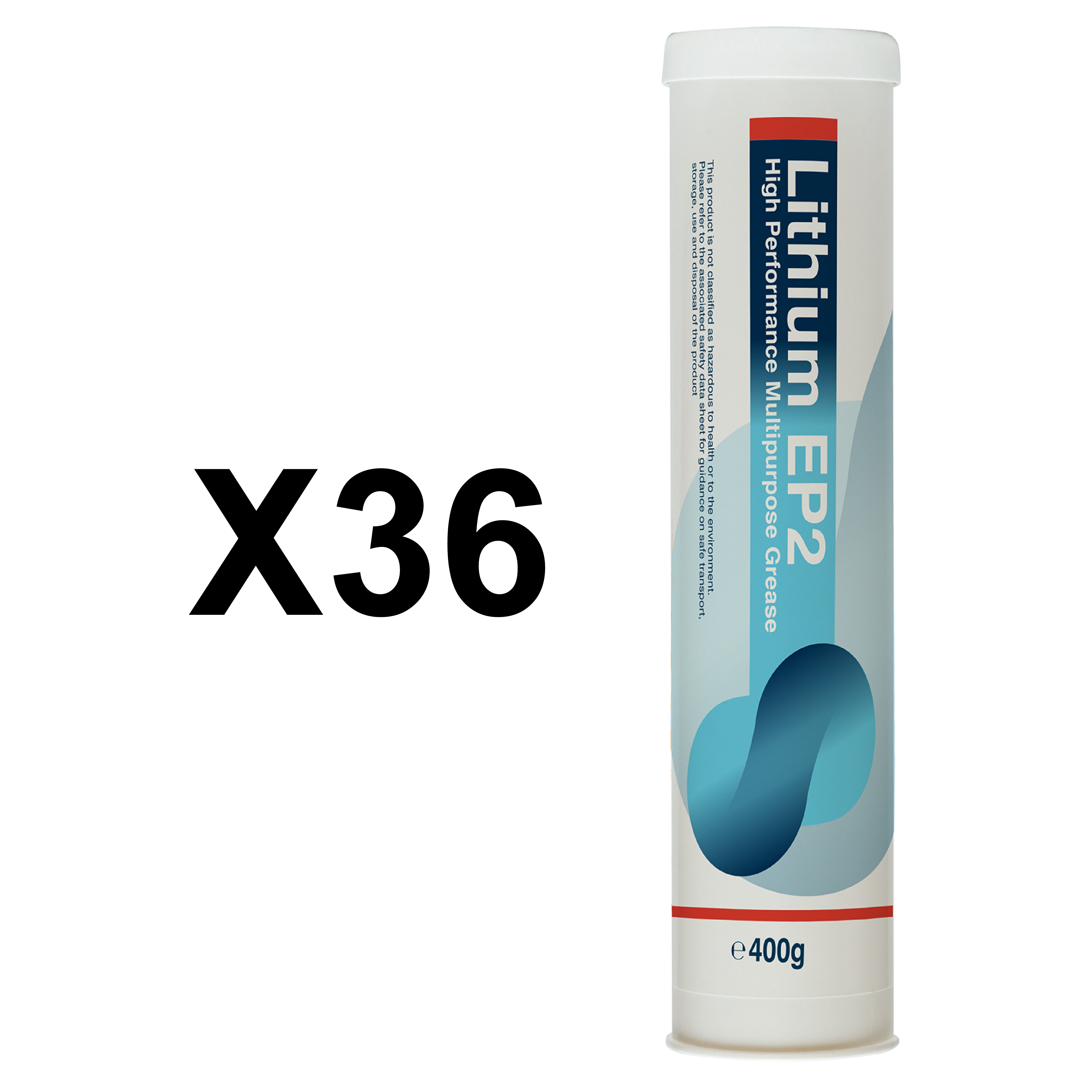 Lithium EP2 Grease Cartridge 400gm Multi Purpose General Purpose 36 x